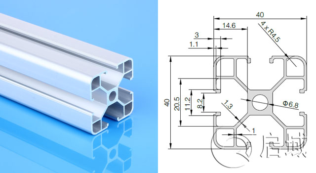 歐標4040A輕型鋁型材 歐標4040A輕型鋁型材