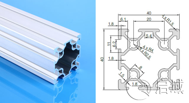 歐標4040S鋁型材 歐標4040S鋁型材