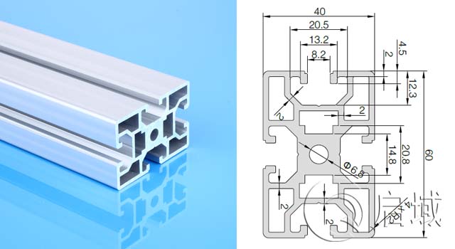 歐標4060鋁型材 歐標4060鋁型材