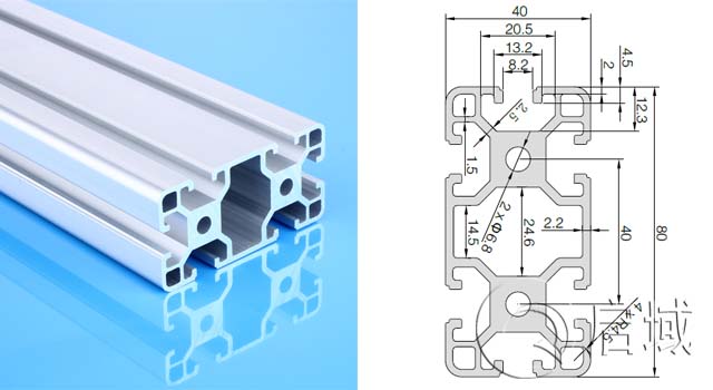 歐標4080鋁型材 歐標4080鋁型材