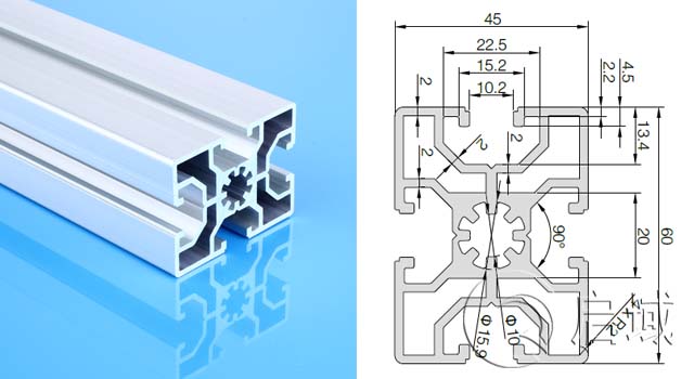 歐標4560鋁型材 歐標4560鋁型材