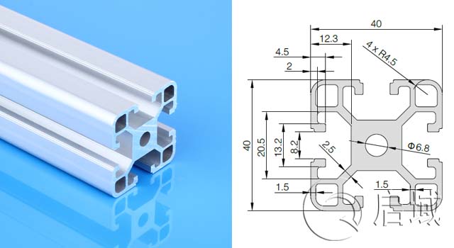 4040C鋁型材 4040C鋁型材
