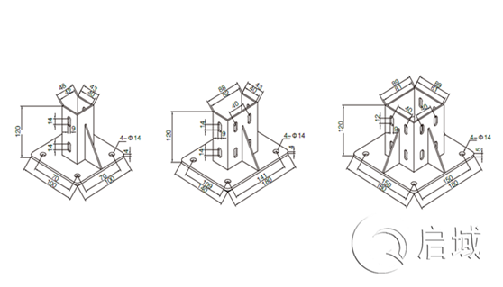 方形地腳 方形地腳