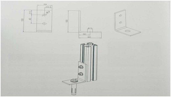 L型地腳連接件 L型地腳連接件