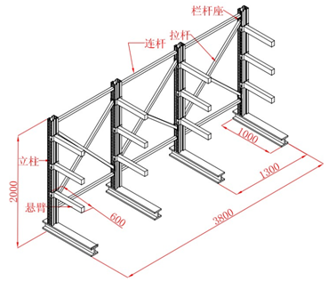 懸臂式貨架 懸臂式貨架
