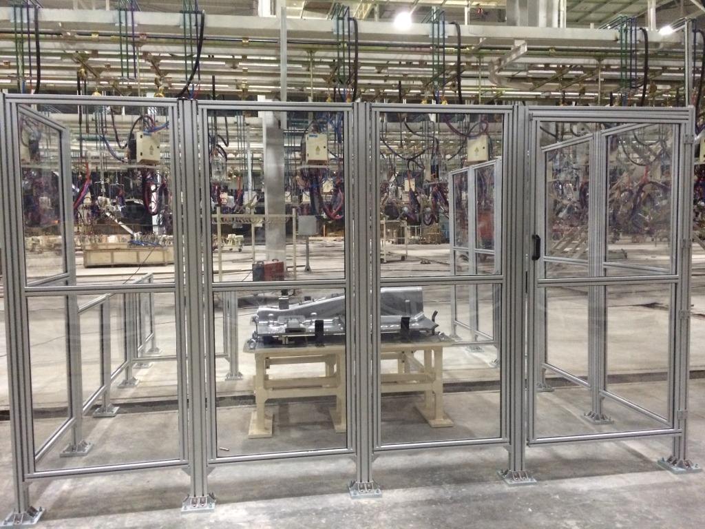 鋁型材設備防護欄 鋁型材設備防護欄