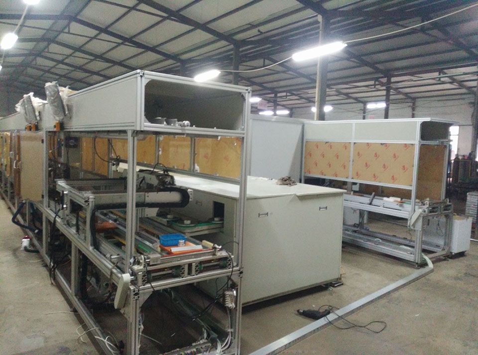 鋁型材組裝線 鋁型材組裝線