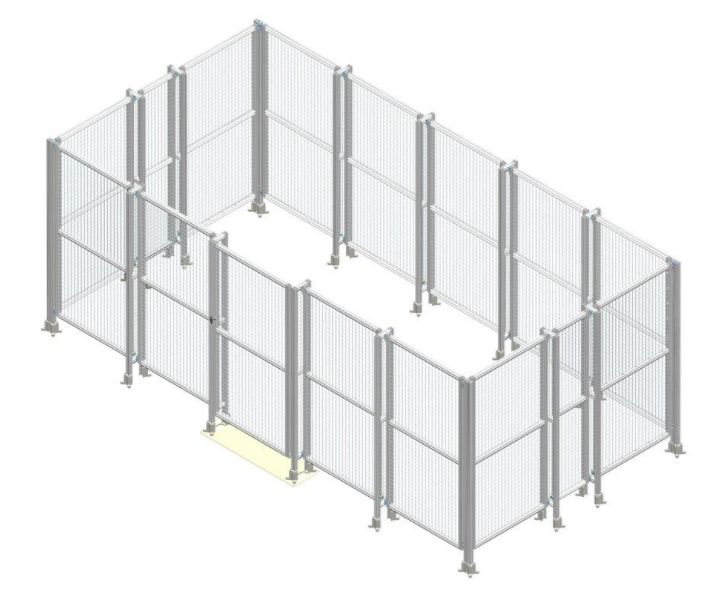 鋁型材車間隔離網 鋁型材車間隔離網