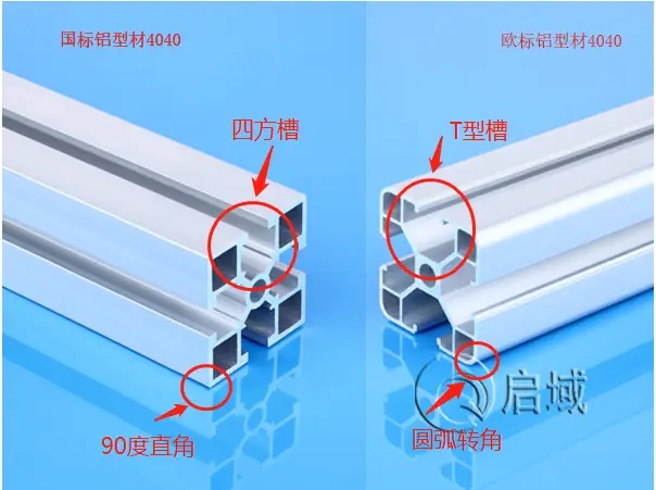 4040歐標和國標型材 4040歐標和國標型材